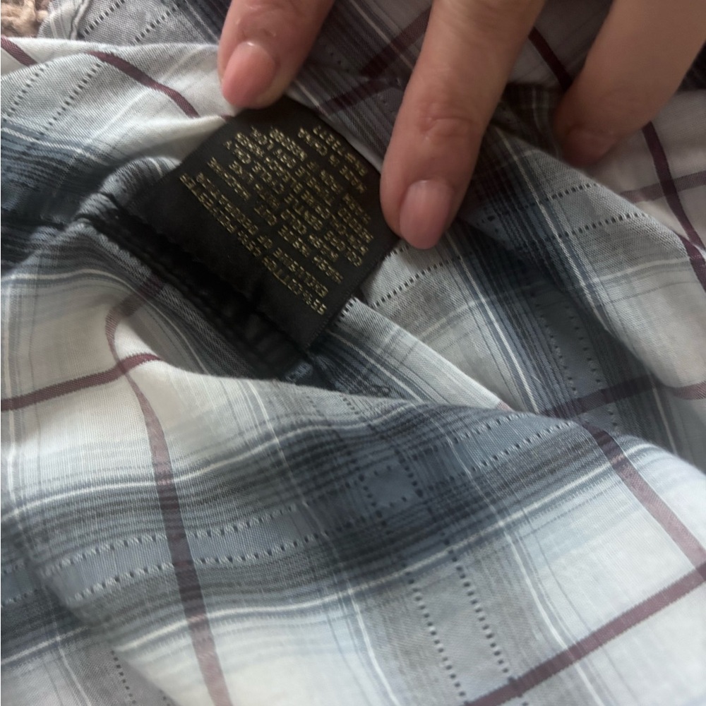 helix men’s Button Up Shirt – Plaid – XL - Picture 4 of 4